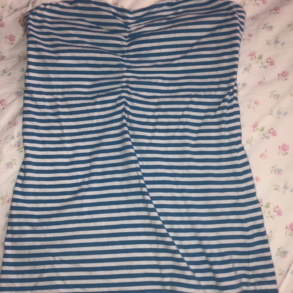 Striped tube top